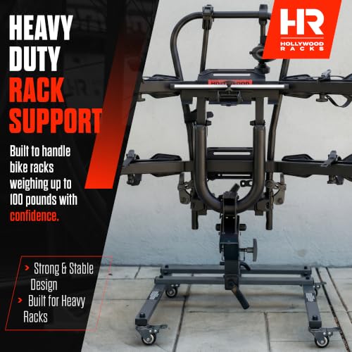 Universal Hitch Rack Storage Stand for 1-1/4" & 2" Bike Racks - Mobile Organizer