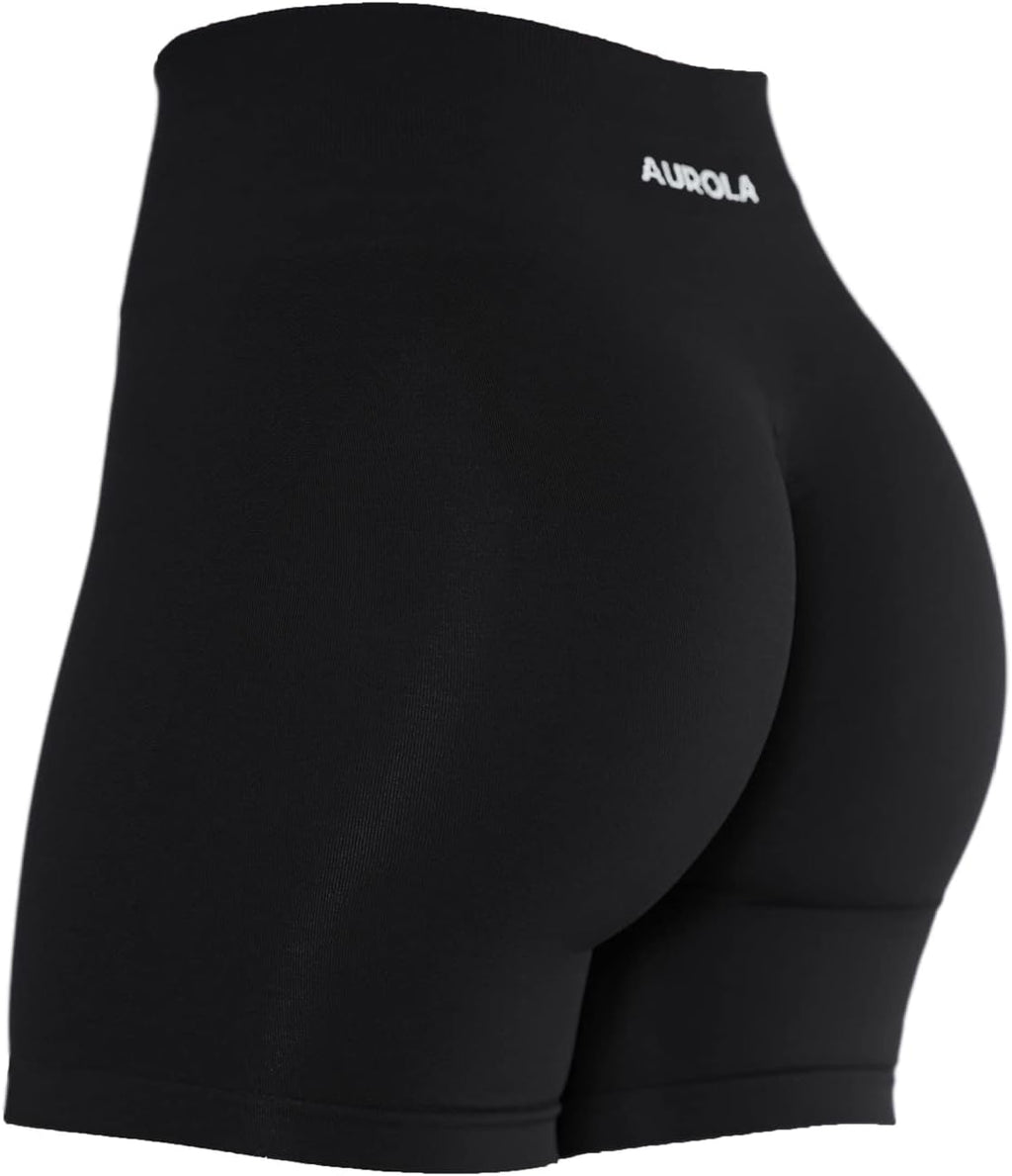 AUROLA Workout Shorts for Women - Seamless Scrunch Design for Gym & Yoga | Active Fitness Wear