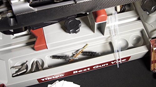 Tipton Gun Vise with Adjustable Cradle for Cleaning & Gunsmithing - Red/Grey - Variation 1