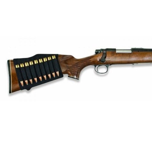 Mossy Oak Buttstock Cartridge Holder - Rifle , Black