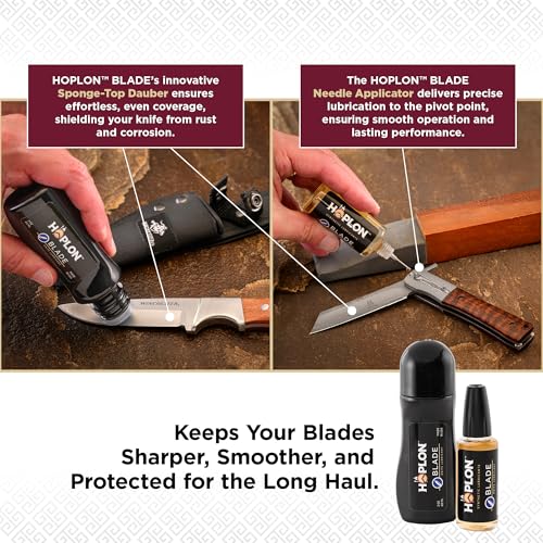 Premium Knife Care Kit with Synthetic Oil, Sharpener & Accessories