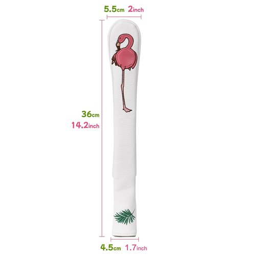 Craftsman Golf Flamingo White Alignment Stick Cover Case Holder
