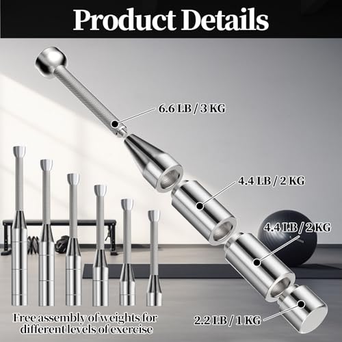 Adjustable Steel Indian Clubs for Full Body Workout, Strength & Toning