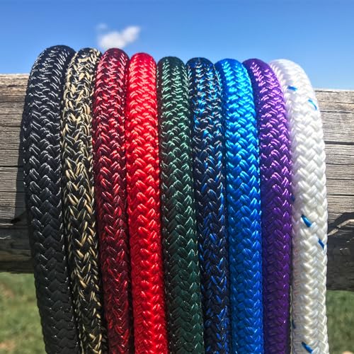 Parelli 12ft Black Horse Training Rope for Equestrian Games & Daily Use