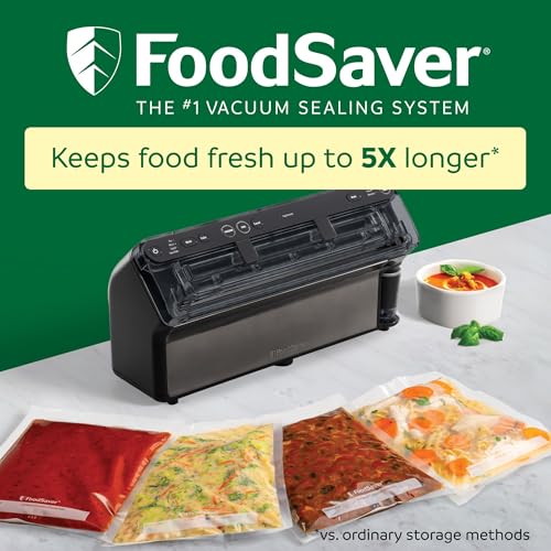 FoodSaver Elite Vacuum Sealer with Bags - All-in-One Liquid & Food Preservation