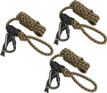 Hunter Safety System Rope Style Treestrap 3-Pack - 9' Hunting Safety Straps with Prussik Knot for Treestand Security