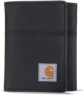 Carhartt Men's Saddle Leather Trifold Wallet - Durable Design | Classic Brown Color