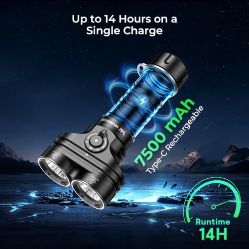 6000LM Underwater Dive Light - Waterproof Flashlight for Scuba & Night Diving