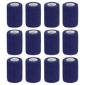 Elastic Athletic Tape - Supportive Stretch Bandage for Sports, Navy Blue, 3 Inch x 5 Yards