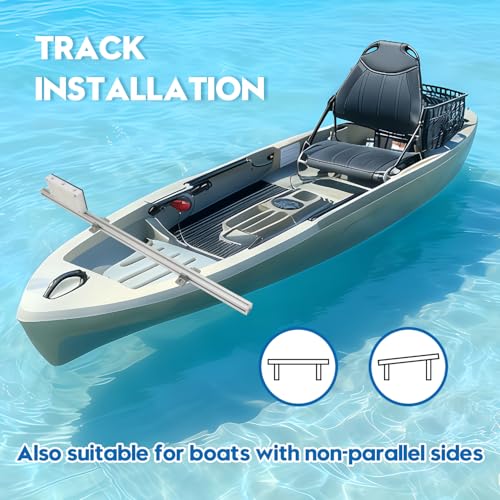 Heavy Duty Aluminum Kayak Trolling Motor Mount Kit with Adjustable Bracket