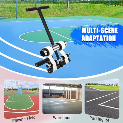 GADFISH Silver & Black Basketball Court Line Tape Machine for Field Marking