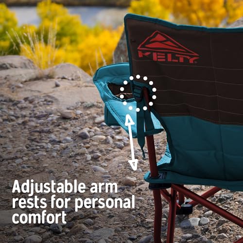 Kelty Deluxe Lounge Folding Camping Chair - Deep Lake / Fallen Rock