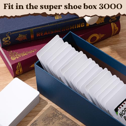 White Trading Card Dividers 50 Pieces Tall Plastic Organizer Pages