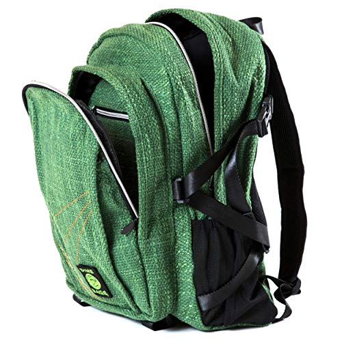 Dime Bags Classic Hemp Backpack - Forest Edition, All-Gender, Airtight, Durable
