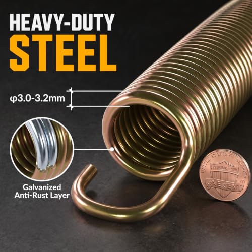 ACWARM Home 3.5 Inch Trampoline Spring Replacement Kit Heavy Duty Galvanized Steel