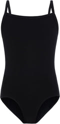 Regine Switzerland Girls Dance Camisole Leotard - Stylish Ballet Bodysuit for Ages 2-14 | Pink & Black