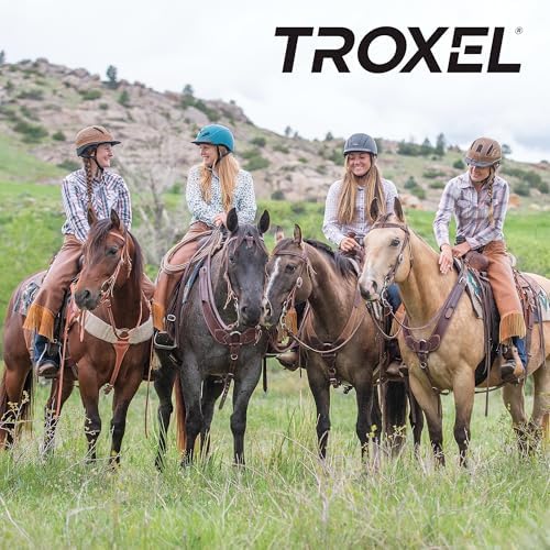 Troxel Dakota Horseback Riding Helmet Grizzly Brown Medium - Equestrian Safety