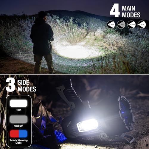 Rechargeable LED Spotlight 2 Million Lumens Handheld Camping & Outdoor Light
