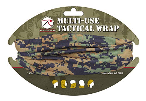 Rothco Multi-Use Tactical Wrap - Woodland Digital Camouflage