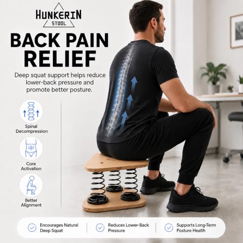 Deep Squat Stool for Posture and Mobility - Natural Variation