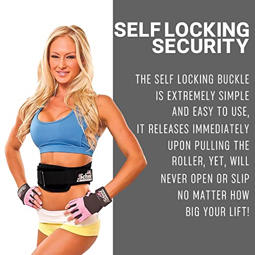 Schiek Sports Model 2004 Nylon Weight Lifting Belt Medium Black - Support & Stability