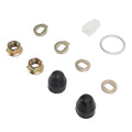 Hub Motor Nuts Kit, Steel Wheel Axle Nut M14 Nuts Washer Kit with 14mm Shaft for Electric Bikes Scooters Component Axle Nut