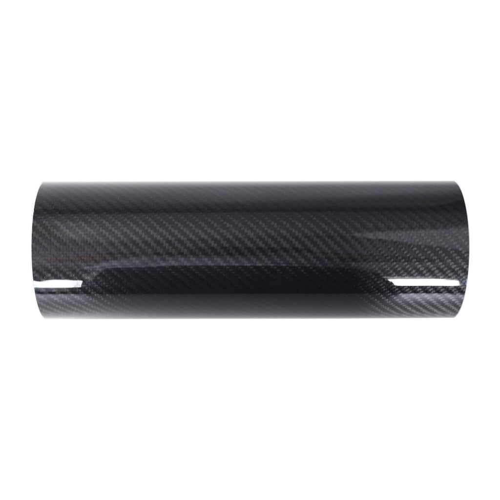 KRD PERFORMANCE 102mm (4") OD Straight Carbon Fiber Tube, 4 Inch Outer diameter, Length 300mm (11.8"), 1.5mm Thickness, 3K Twill Real Carbon Fiber Pipe