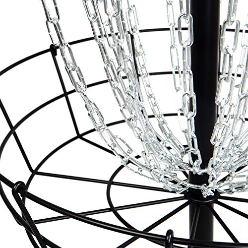 MVP Disc Sports Black Hole Lite Portable Disc Golf Basket - 24 Chains