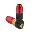 Lezyne Unisex_Adult ABS-1 Pro Chuck Pumpenkopf mit Schrader und Presta, für High Pressure Hose, Rot-glänzend, 1-ABS1P-CHUCK-V111 Floor air Pump, red, Standard Size