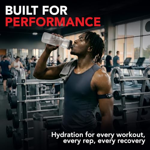 50 Strong 22 oz Bulk Water Bottles - Clear, 24-Pack Sports Squeeze