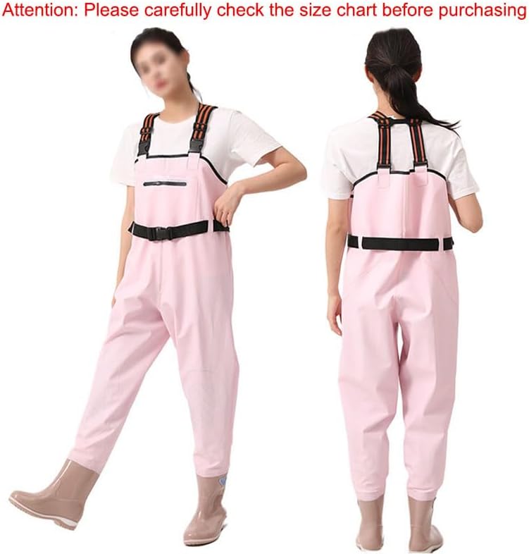 Skiennix PVC Insulated Chest Waders - Waterproof Women's Duck Hunting & Fishing Waders | Durable Boots