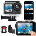 Icefox 4K Action Camera 60FPS 20MP Underwater Waterproof 98ft WiFi
