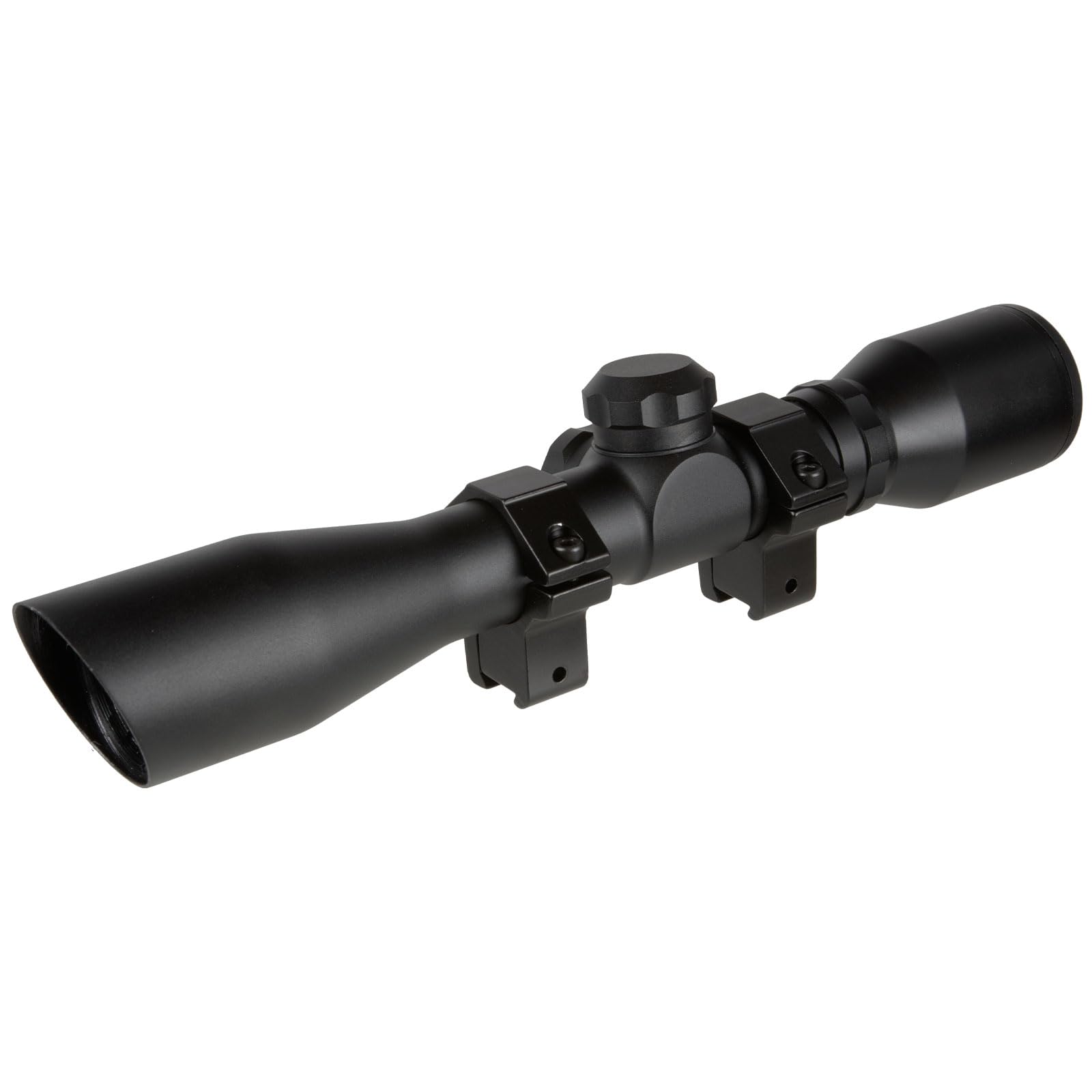TRUGLO 4x32MM Compact Tactical Hunting Shooting Durable Waterproof Fogproof Scratch-Resistant Aluminum Tube Duplex Reticle Riflescope with Weaver-Style 3/8 Mount & Lens Covers Included