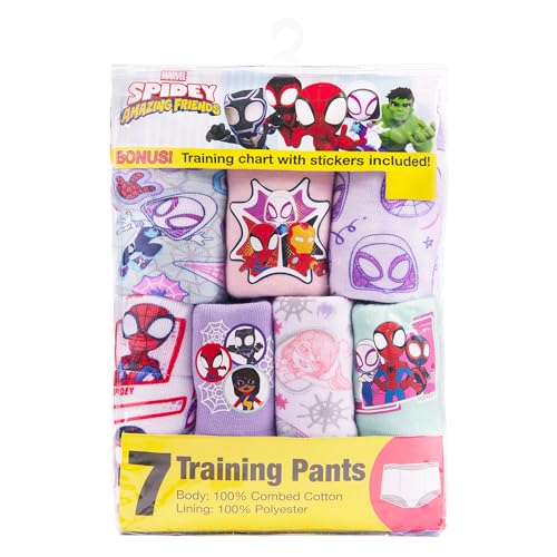 Spiderman & Ghost Spider Exclusive Toddler Panties, Girlshort & Potty Training Pants