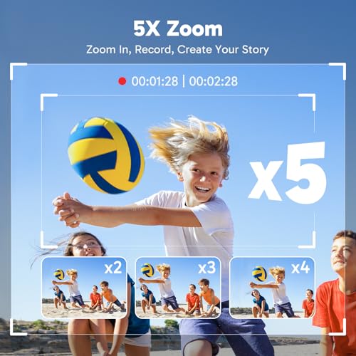 AKASO Brave 4 4K Action Camera with 20MP, Waterproof 40m, MicroSD Bundle