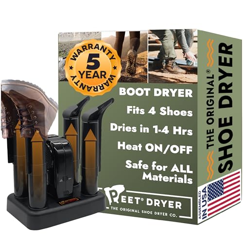 Electric Shoe & Boot Dryer with Fan & Heat - 4-Pair Capacity Advantage Plus