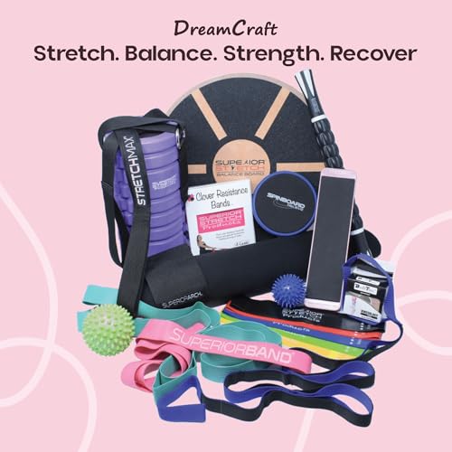 Ballet Stretch Bands for Flexibility and Strength Training – Non-Slip Loop Resistance Bands