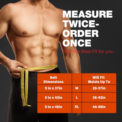 Men's Waist Trainer with Pocket - Silver Medium for Belly Fat & Sweat