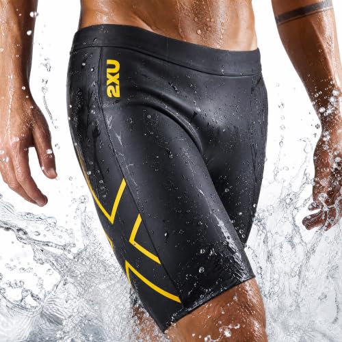 Large Black 2XU Propel Buoyancy Shorts - Neoprene Swim Training for Triathlon