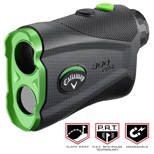 Callaway 300 Pro Golf Laser Rangefinder with Slope & Pin Lock Technology