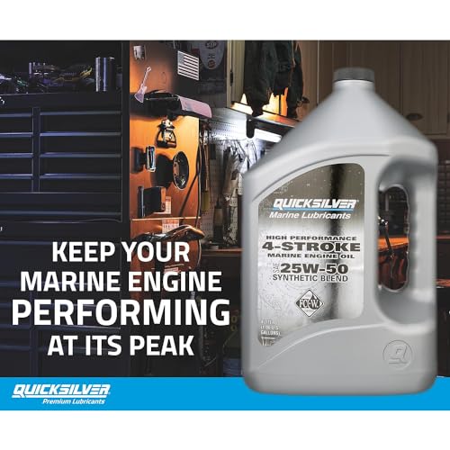 4L Synthetic Marine Engine Oil 25W-50 for Mercury Verado High Performance Engines