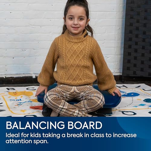 Kids Balance Board for Focus & Balance - Sensory Wobble Board 21.75 x 15.75 inches