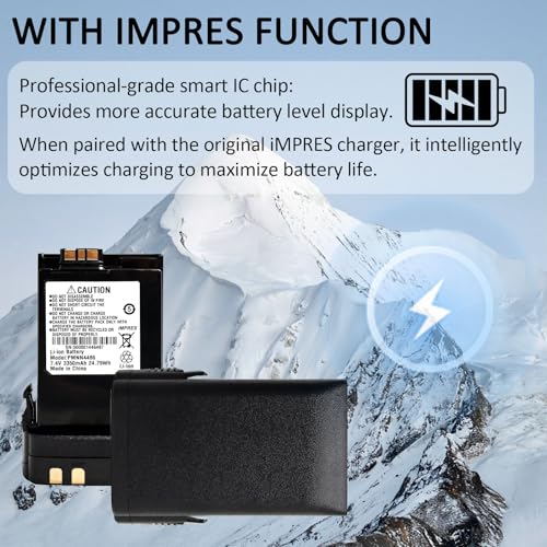 7.4V 3200mAh Li-ion Battery for Two-Way Radios and Walkie Talkies