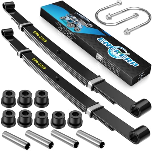 Golf Cart Rear 4-Leaf Spring Kit for Club Car Precedent 2004-Up Heavy Duty Suspension