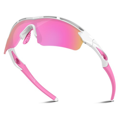 Rosemal Sports Sunglasses Polarized Cycling Sunglasses Running Driving Fishing Hiking for Men Women UV400 TAC TR90