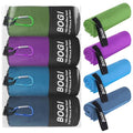 BOGI 4-Pack XL Microfiber Travel & Beach Towels - Quick Dry, Soft & Lightweight