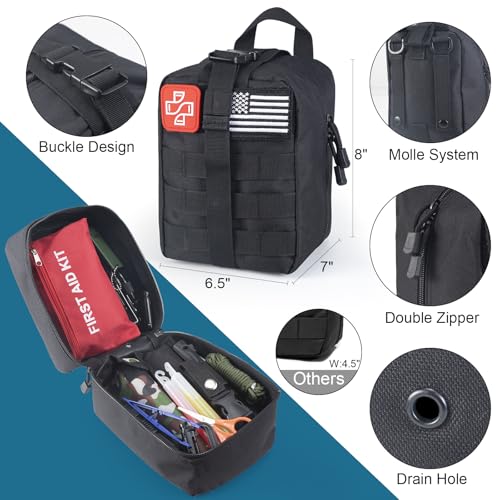 254-in-1 Survival Kit with First Aid and Outdoor Tools for Emergency Preparedness