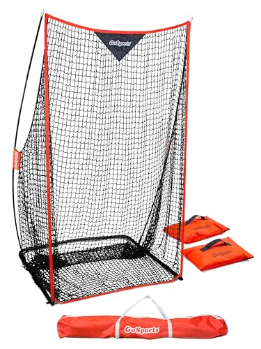 GoSports 7 ft x 4 ft Football Kicking Net for Practice & Training