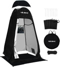 PASBAS Pop Up Privacy Shower Tent with Carry Bag, Portable Outdoor Toilet Changing Dressing Room,Easy Set with rain shelter, Instant Dressing Bathroom for caming, Hiking, Fishing,UPF 50 & Waterproof,