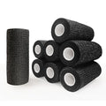 Onida 4" x 5 Yards Self Adhesive Elastic Bandage Wrap - Black